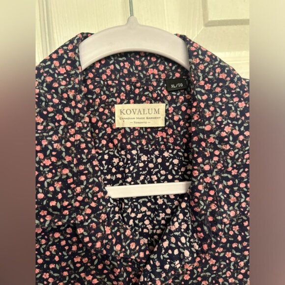 Kovalum Canadian Made Floral Button Up Shirt - Picture 2 of 2